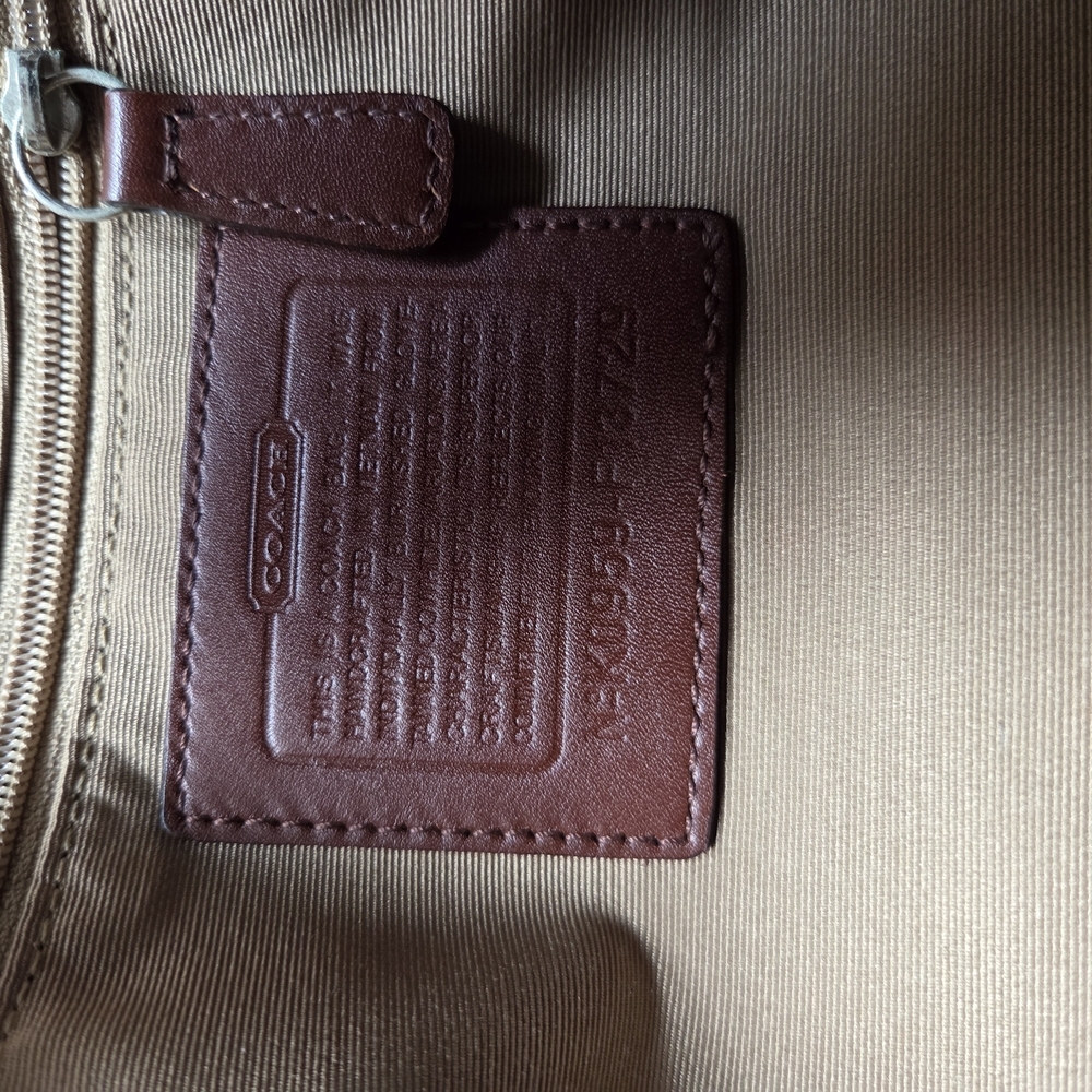 Coach Vintage Y2K Soho Pleated Flap Shoulder Bag Walnut - Picture 15 of 16